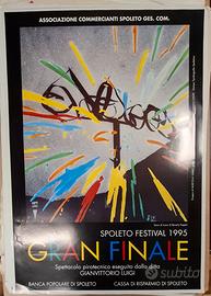 Manifesto Gran Finale Festival Due Mondi '95