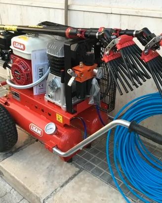 Lisam raccolta olive motocompressore abbacchiatore