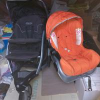 passeggino con ovetto 3 ruote