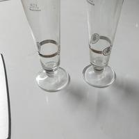 coppia di bicchieri  da birra 
