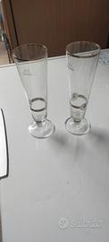 coppia di bicchieri  da birra 