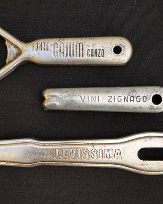 Lotto 3 apribottiglie vintage anni 60-80