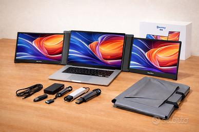 Monitor portatile triple screen Kwumsy S6 15.6"
