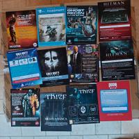 52 inserti/opuscoli per Playstation 3 e 4