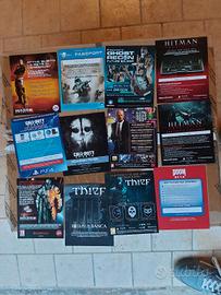 52 inserti/opuscoli per Playstation 3 e 4