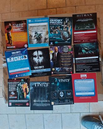 52 inserti/opuscoli per Playstation 3 e 4
