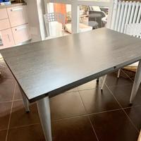 Tavolo Legno Rovere 130x80 con prolunga + 4 sedie