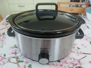 Slow cooker pentola lenta cottura Silvercrest