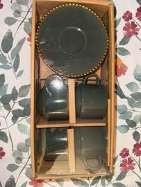Set 4 tazze + piattini Maisons du Monde - NUOVO