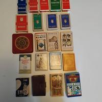Carte da gioco-piccola collezione ( 22 mazzi + 5)