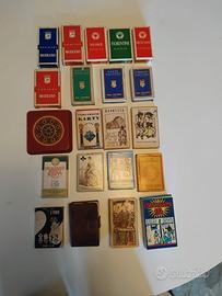 Carte da gioco-piccola collezione ( 22 mazzi + 5)