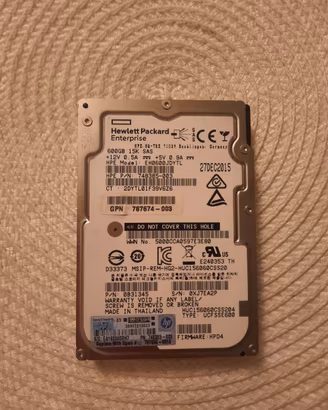HP 0B31345 - 600GB 15K RPM 12G hard disk