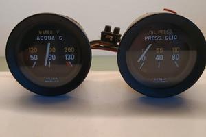 strumenti acqua olio Fiat sportive anni 70