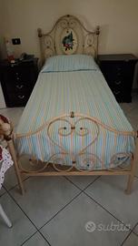 Letto con rete e materasso 