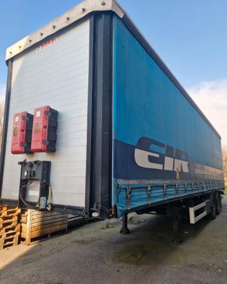 rimorchio corto Zorzi, sponda idraulica e sterzant