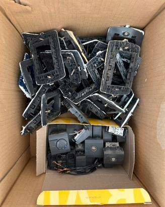Lotto Biticino living light nera usata funzionante