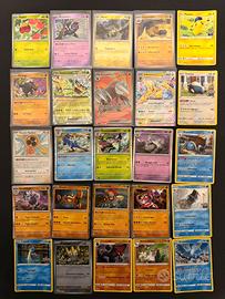 lotto carte Pokemon originali – rare, holo, EX