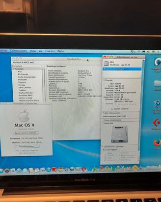 macbook pro a 1278 2010 alluminio funzionante