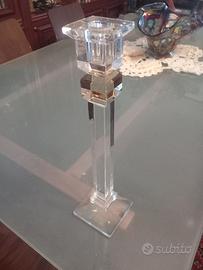 porta candele in cristallo