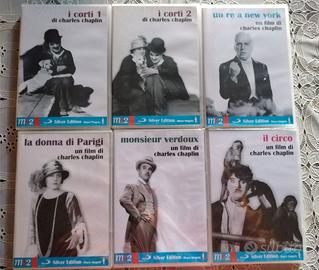 Lotto 6 dvd C. Chaplin nuovi