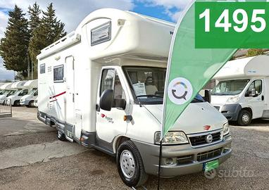 CAMPER ROLLER TEAM DUCATO MANSARDATO 6 POSTI DINET