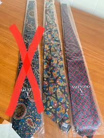 Valentino cravatte seta vintage