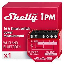 Shelly 1PM Gen3 - Wi-Fi Interruttore Intelligente