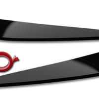 Coppia palpebre fanali per BMW Serie 1 F40 F1H Ner