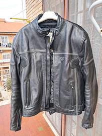 Giubbotto moto in pelle con protezioni 120 €