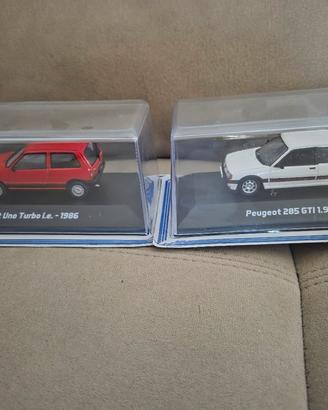 Modellini Fiat Uno Turbo Peugeot 205 GTI Nuovi