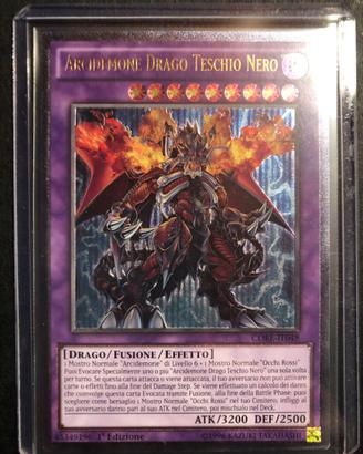 Yugioh Arcidemone Drago Teschio Nero CORE IT048 Ul