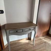 Tavolino consolle da salotto/ingresso + vetrinetta