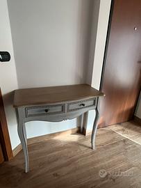 Tavolino consolle da salotto/ingresso + vetrinetta