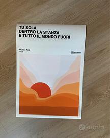 Poster Albachiara Vasco Rossi ciao discoteca ita