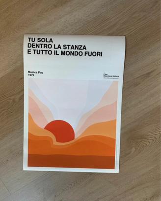 Poster Albachiara Vasco Rossi ciao discoteca ita