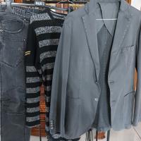 giacca più pantalone e maglioncino uomo