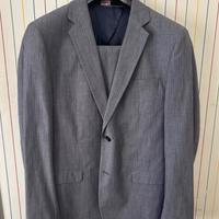 Abito completo da uomo in gessato grigio