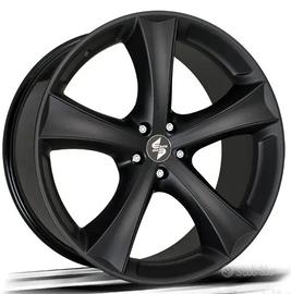 cerchi lega black 17 225/45 audi bmw mini mercedes