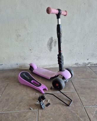 monopattino yoleo a 3 ruote con seduta