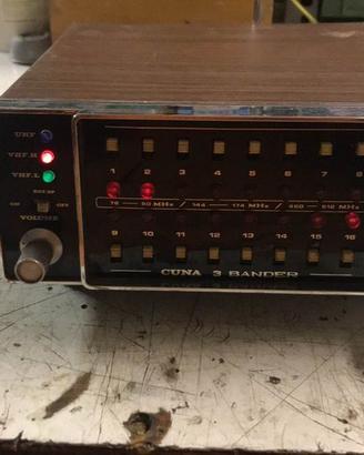 Scanner radio uhf vhf cuna 3 bander modello 3000 M