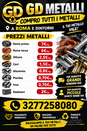 Ritiro rame e metalli