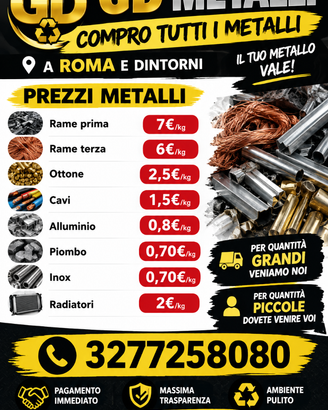 Ritiro rame e metalli