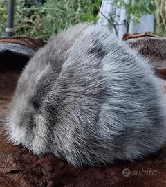 Cappello in Visone Grigio 