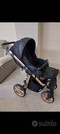 PASSEGGINO/CARROZZINA TRIO MOMMY BABYACTIVE GOLD&N