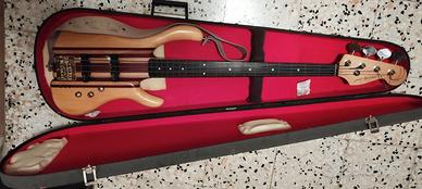 BASSO 4 corde FRETLES artigianale