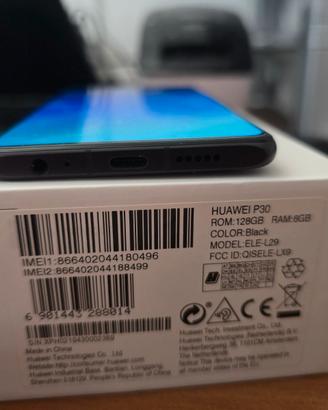 Huawey p30 128 gb 6 gb di ram