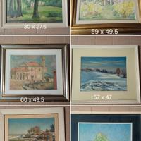 Stock di quadri decorativi incorniciati - 25 pezzi