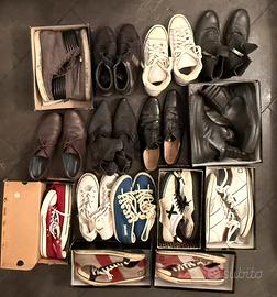 Lotto 20 paia scarpe uomo taglia 43