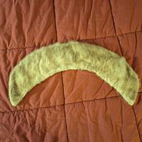 collo di vera pelliccia bianca