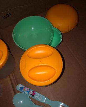 Portapappa contenitore termico Chicco + altri pz